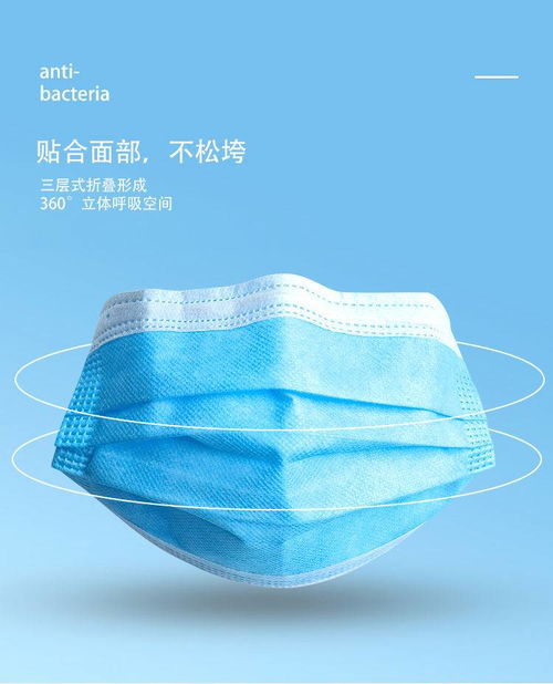 工廠直發一次性口罩高效過濾防塵防飛沫三層無紡布民用口鼻面罩